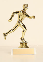 Male Track (Runner) Figure on Base 6" Trophy