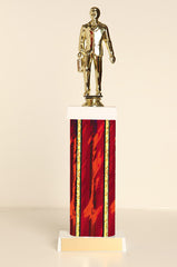 Salesman Square Column Trophy