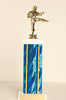 Male Karate Square Column Trophy