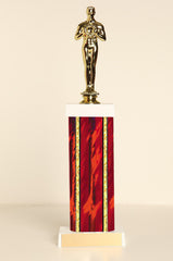 Male Achievement Square Column Trophy