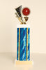 Spinning Basketball Square Column Trophy