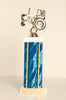 Tractor Pull Square Column Trophy