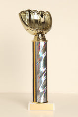 Baseball Glove Tube Trophy