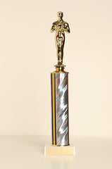 Male Achievement Tube Trophy