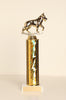 Alsatian Dog Tube Trophy
