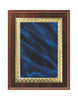 Cherry Finish Plaque with Marble Plate 7x9, 8x10, 9x12 inch Red, Black or Blue