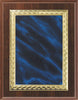 Cherry Finish Plaque with Marble Plate 7x9, 8x10, 9x12 inch Red, Black or Blue