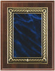 Cherry Finish Plaque with Black with Gold Border Plate 7x9, 8x10, 9x12 inch Red, Black or Blue