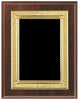 Cherry Finish Plaque with Marble Plate 7x9, 8x10, 9x12 inch Red, Black or Blue