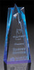 ACRYLIC AWARDS - Star Tower Reflective SeriesReflective Series - STAR  blue in three sizes