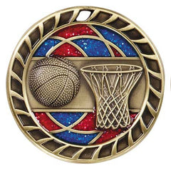 Glitter Sport Medals - Basketball