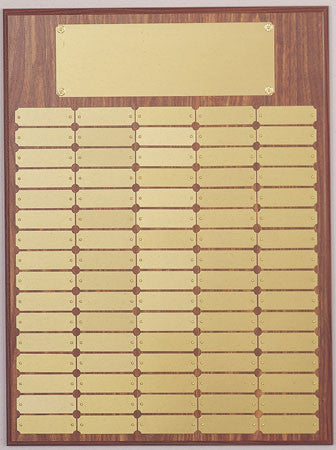 Perpetual 80 Plate Plaque 18 inch x 24 inch   Black or Satin