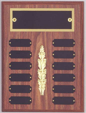Perpetual 12 Plate Plaque 9 inch x 12 inch