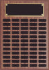 Perpetual 60 Plate Plaque 16 inch x 20 inch   Black or Satin