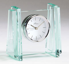 Glass Clock 5 inch x 5 inch