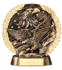 Eagle High Relief Resin Plate 7-1/2  inch