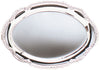 Oval Silver Plated Tray 6 inch x 9 inch, 8 inch x 12 inch