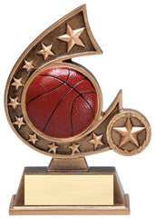 Resin  Comet 
Series - High Relief 
Resin Figures 
5-3/4  inch  Tall  - Basketball