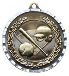Victory Trophy Medals - Baseball - 2 inch Medals diamond cut