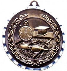 Victory Trophy Medals - Swimming - 2 inch Medals diamond cut