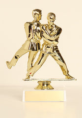 Female Judo / Double Figure on Base 6" Trophy