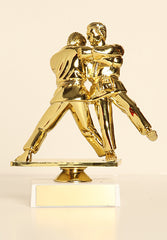 Male Judo / Double Figure on Base 6" Trophy