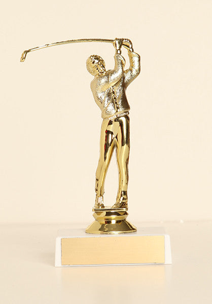 Male Golf Figure on Base 6" Trophy