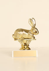 Rabbit Figure on Base 6" Trophy