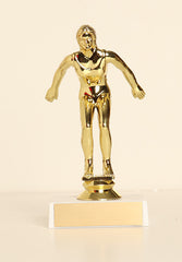 Female Swimming Figure on Base 6" Trophy