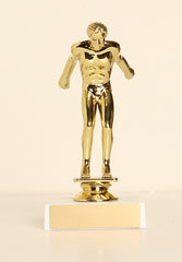 Male Swimming Figure on Base 6" Trophy