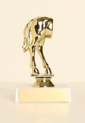 Horse's Rear Figure on Base 6" Trophy