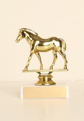 Quarter Horse Figure on Base 6" Trophy