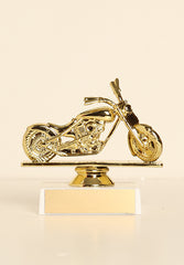 Chopper Motorcycle Figure on Base 6" Trophy