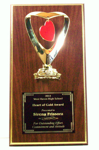 Heart of Gold Plaque
