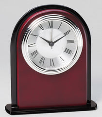 Desk Clock Rosewood Finsh