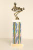 Go Kart with Body Square Column Trophy