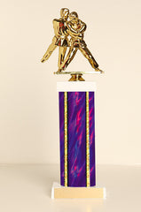 Female Judo  Square Column Trophy
