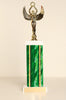 Female Victory with Wreath Square Column Trophy