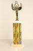 Female Victory with Wreath Square Column Trophy