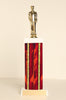 Dress Fireman Square Column Trophy
