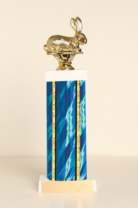 Rabbit Square Column Trophy