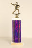Baseball Pitcher Square Column Trophy