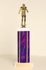 Male Swimming Square Column Trophy