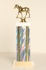 Quarter Horse Square Column Trophy