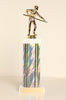 Male Pool Shooter Square Column Trophy