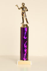 Male Dart Thrower Tube Trophy