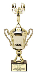 Andria Series Metal Cup w/ Choice of Figure - 17 inch, 15 inch, 12-1/2 inch