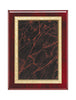 Rosewood Finish Plaque with Marble Plate