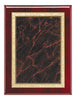 Rosewood Finish Plaque with Marble Plate