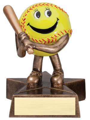Little Buddy Softball Resin 4-1/2  - Economical Participant Award!